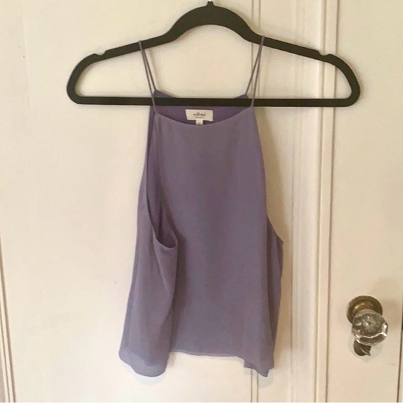 Wilfred Tops - Wilfred Babaton Aritzia Purple Cami High Neck Camisole Business Casual